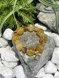 Citrine & Golden Rutilated Quartz Bracelet